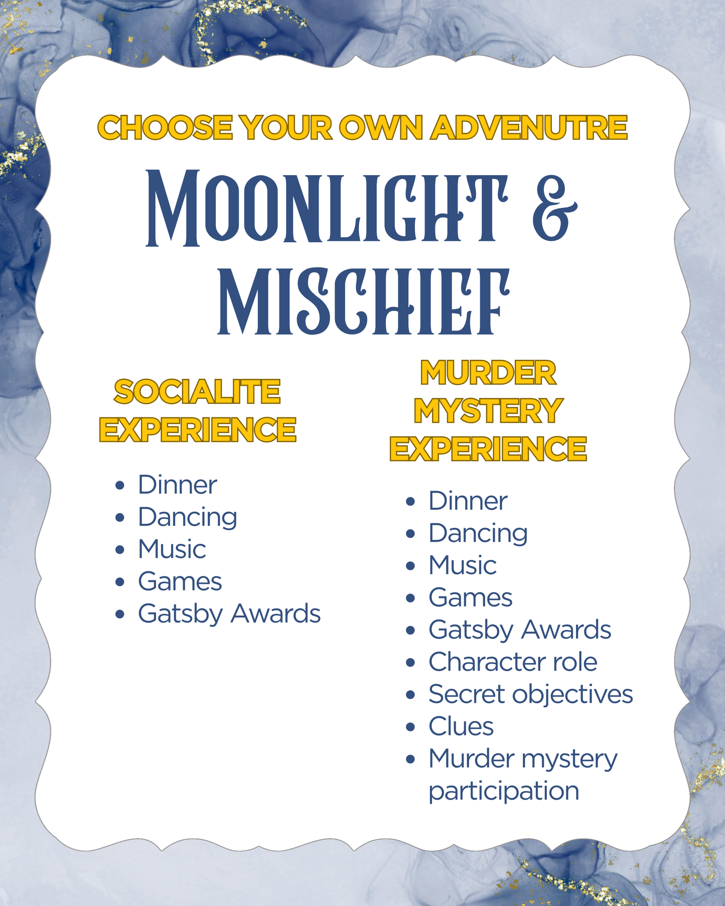Moonlight & Mischief Ticket
